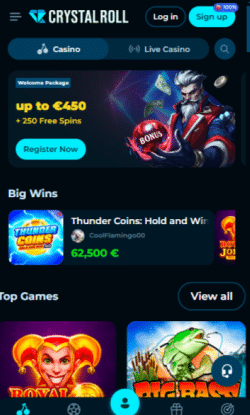 Ga direct voor de blauwe sign up knop
